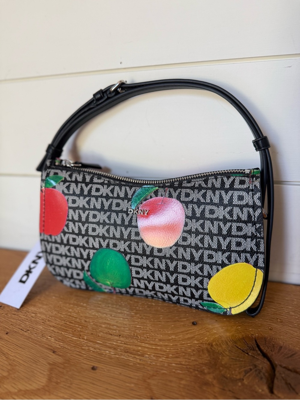 Brand New With Tags DKNY Jessa Shoulder Bag Apple Adjustable Strap